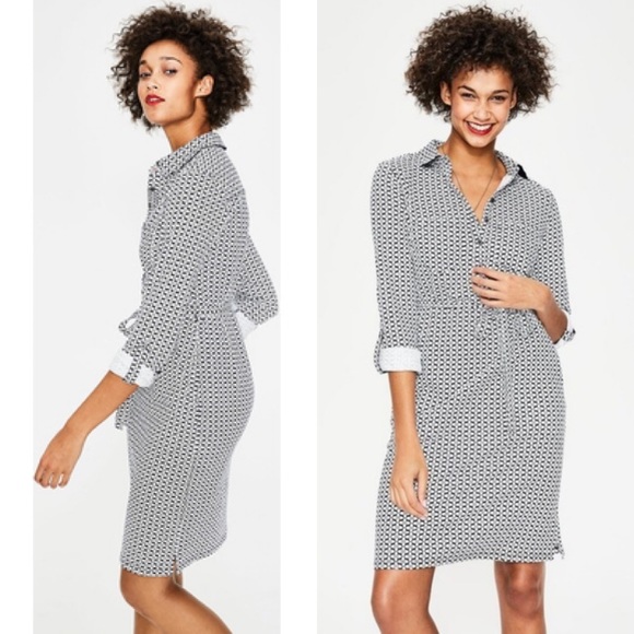 boden jena jersey shirt dress